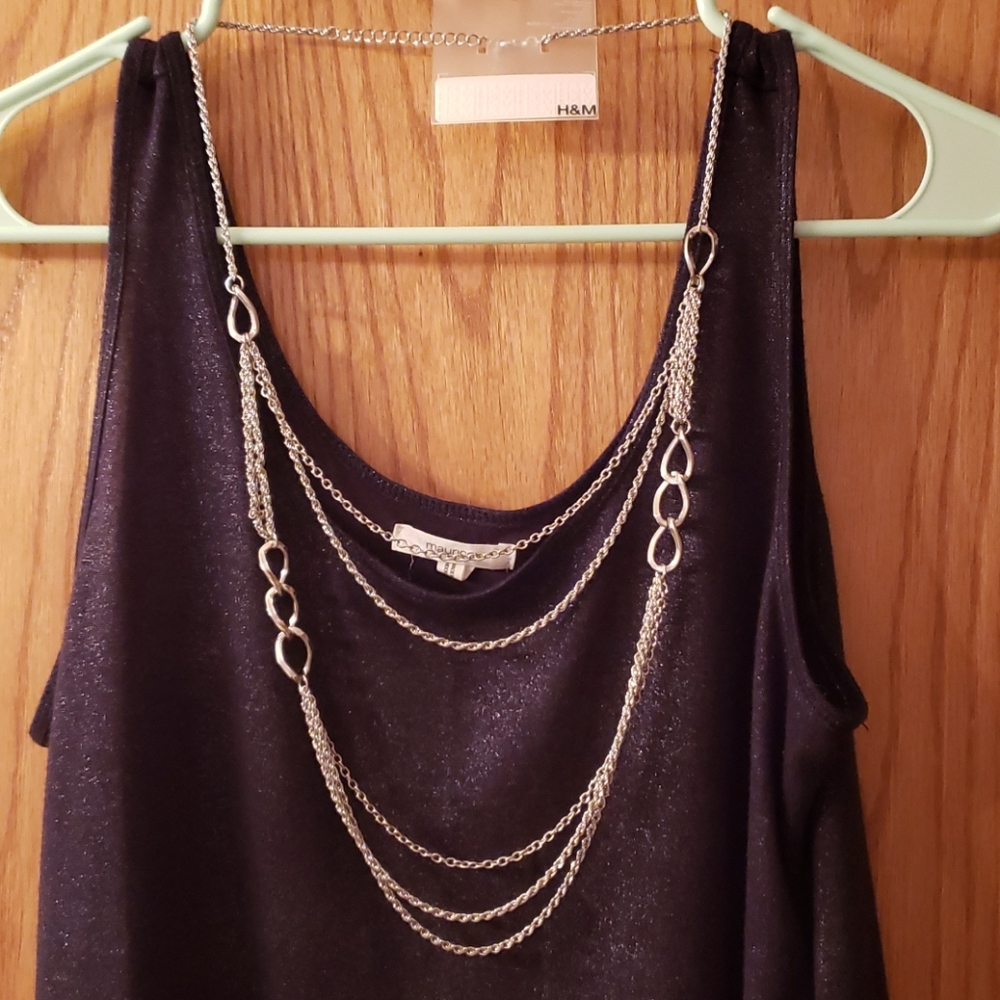 H&M Silver Chain Fashion Necklace